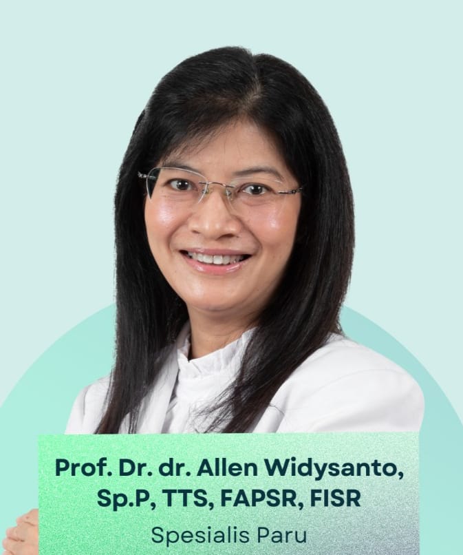 Dokter spesialis paru dari RS Siloam Lippo Village Prof. Dr. dr. Allen Widysanto, Sp.P,